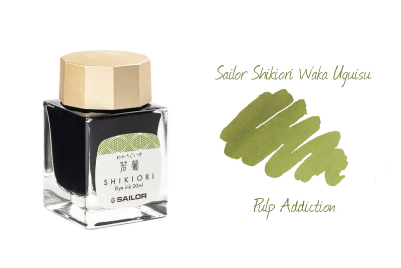 Sailor Shikiori Bottled Ink - Waka-Uguisu