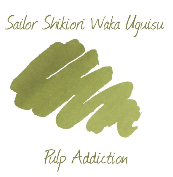 Sailor Shikiori Ink - Waka-Uguisu  2ml Sample