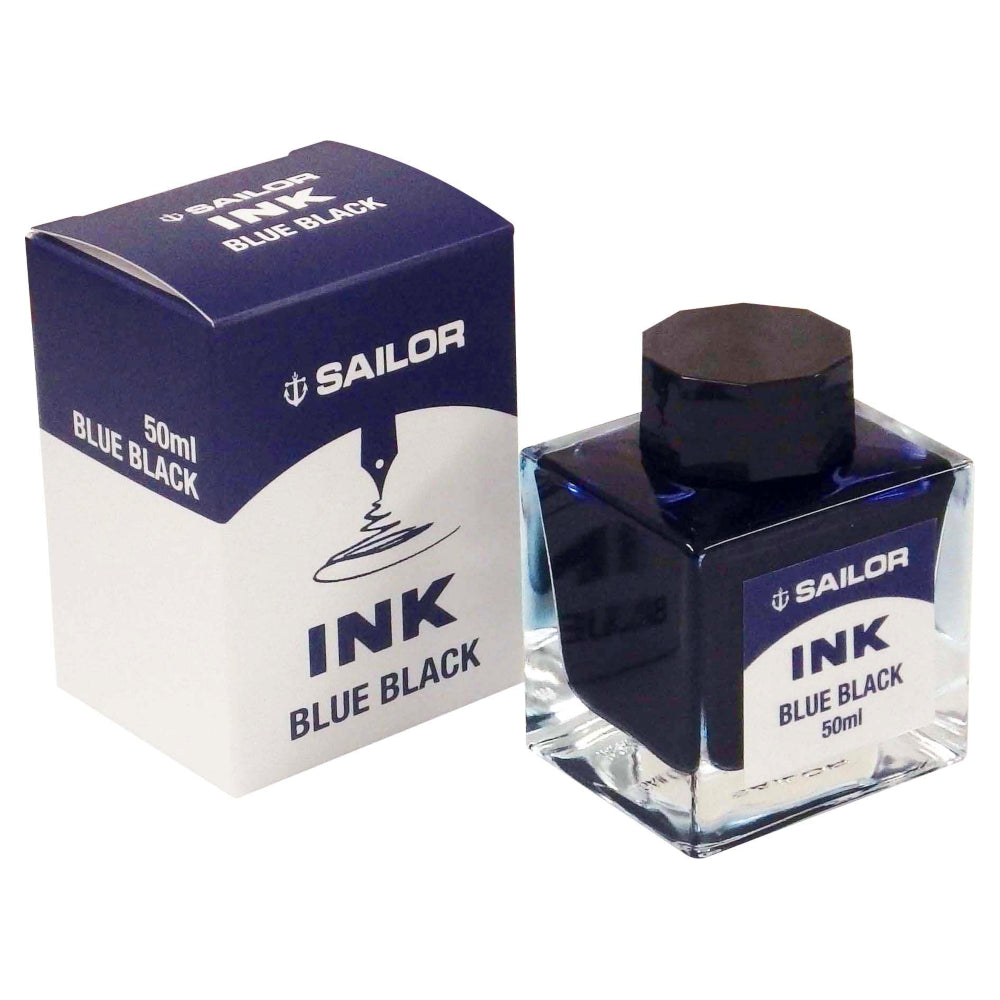 Sailor Standard Ink Bottle - 50ml Black Blue — Pulp Addiction