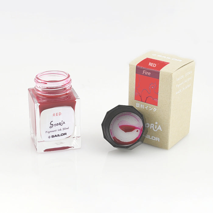 Sailor Storia Pigment Ink - Red Fire