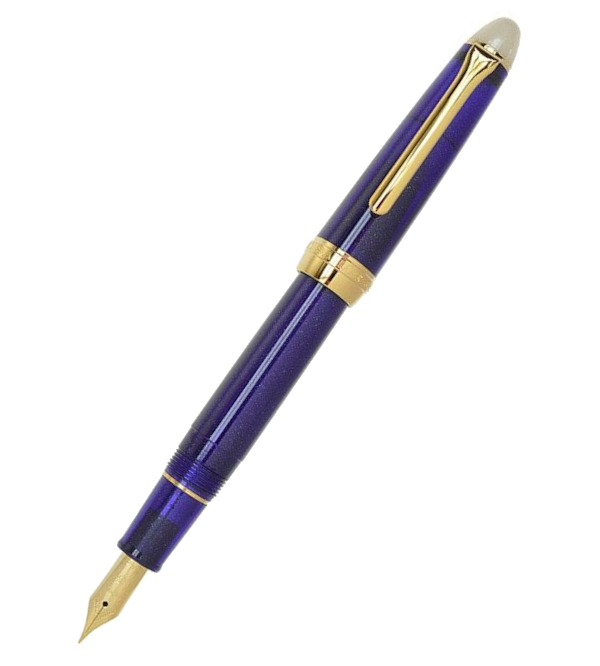 Sailor Shikiori Yonaga Fountain Pen - Dark Blue - F