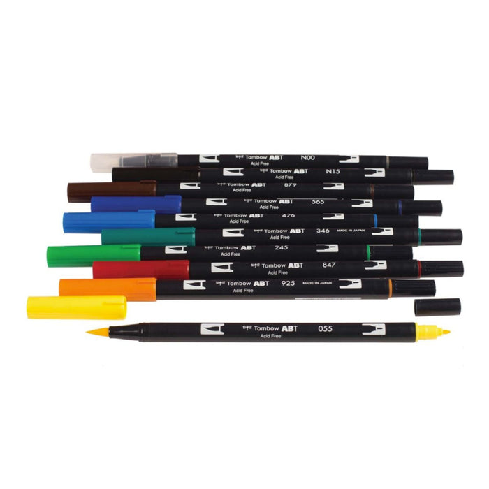 Tombow AB-T10CPR Primary 10pc Brush Set