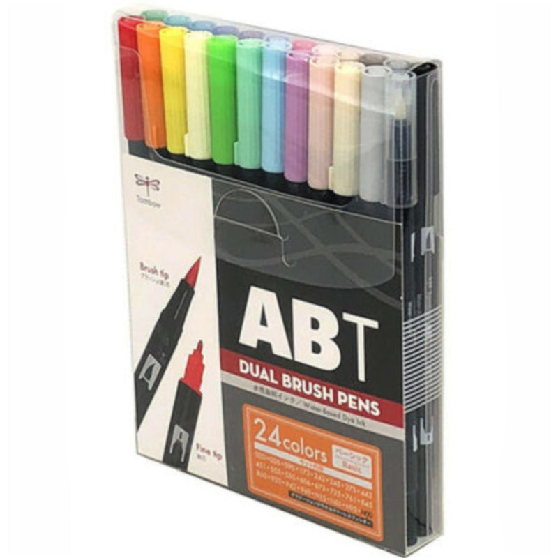 Tombow AB-T24CBA Basic 24pc Brush Set