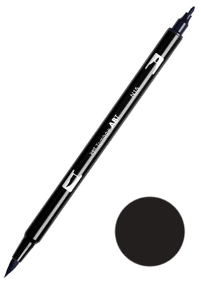 Tombow ABT N15 Black Dual Brush Pen