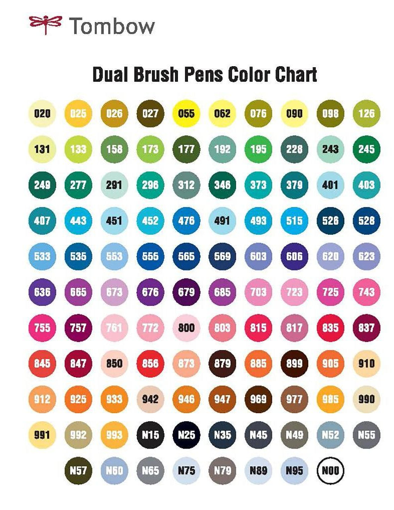 Tombow ABT N52 Cool Grey 8 Dual Brush Pen