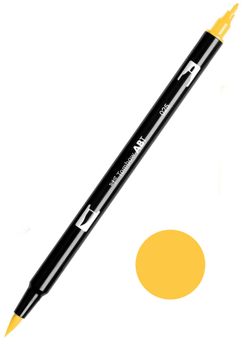 Tombow ABT-025 Light Orange Dual Brush Pen