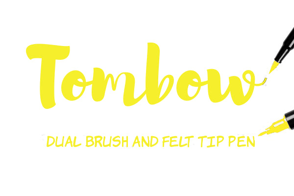 Tombow ABT-055 Process Yellow Dual Brush Pen