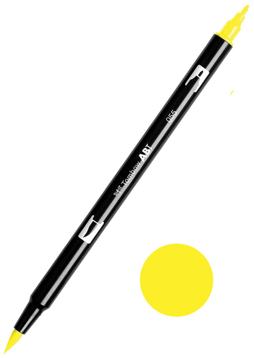 Tombow ABT-055 Process Yellow Dual Brush Pen