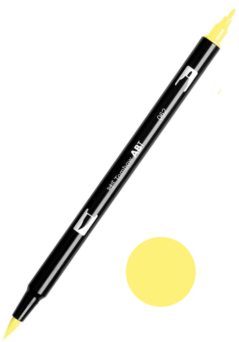 Tombow ABT-025 Pale Yellow Dual Brush Pen — Pulp Addiction