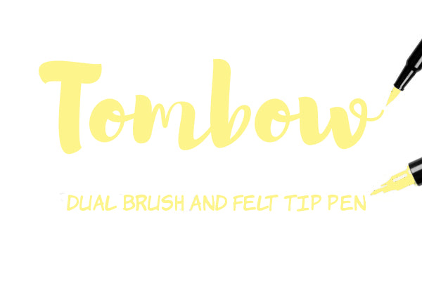 Tombow ABT-090 Baby Yellow Dual Brush Pen