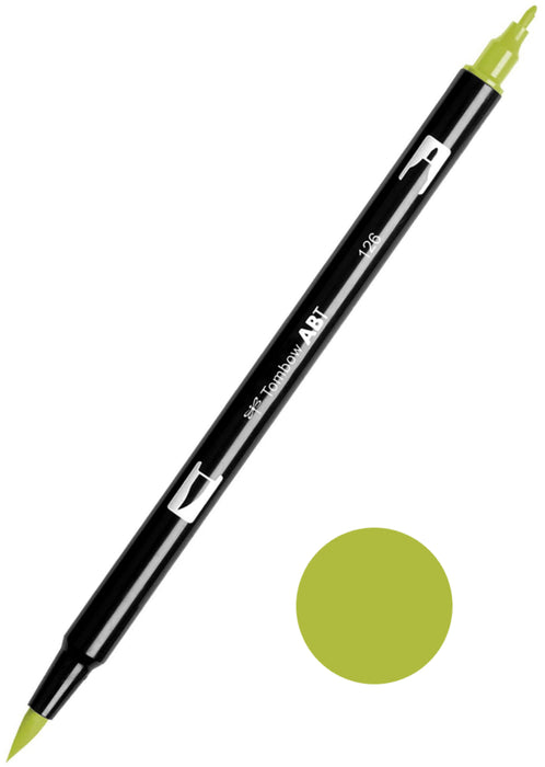Tombow ABT-126 Light Olive Dual Brush Pen