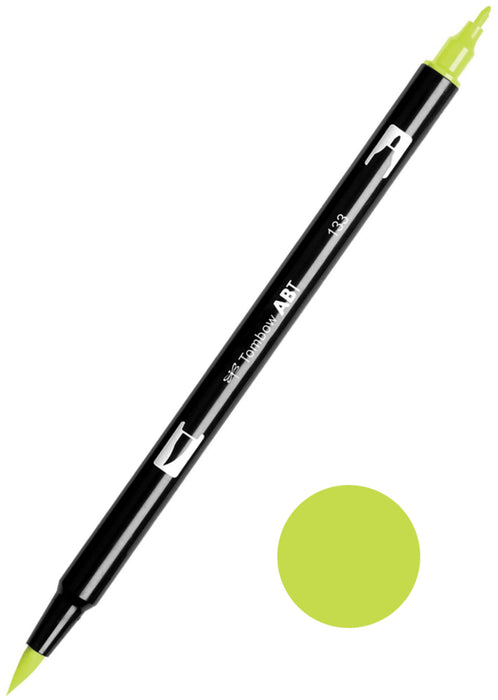 Tombow ABT-133 Chartreuse Dual Brush Pen