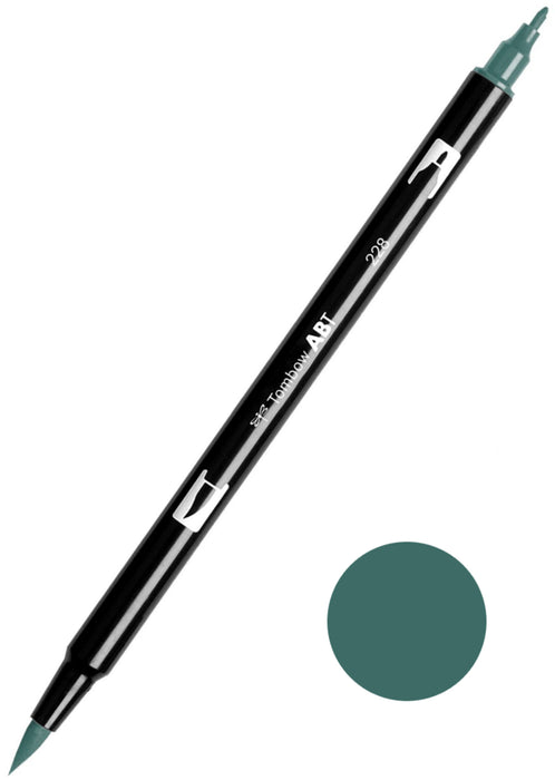 Tombow ABT-228 Gray Green Dual Brush Pen