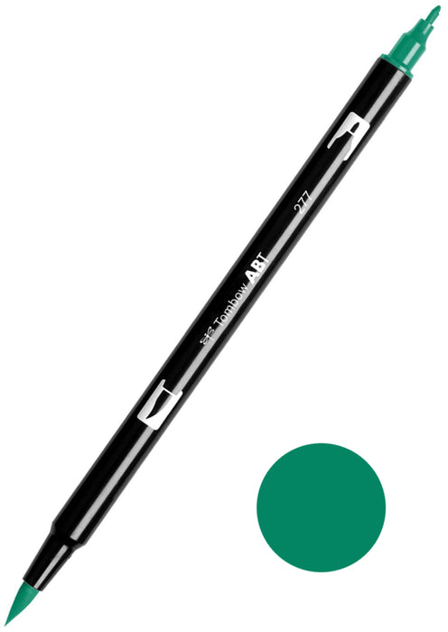 Tombow ABT-277 Dark Green Dual Brush Pen