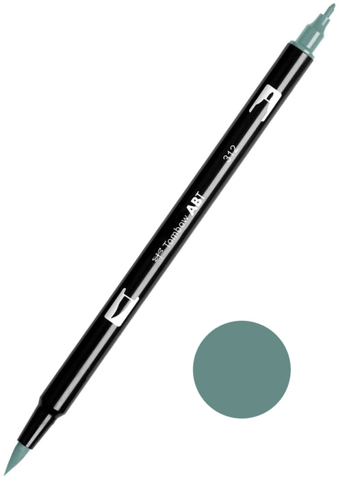 Tombow ABT-312 Holly Green Dual Brush Pen