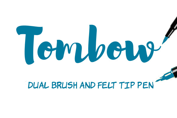 Tombow ABT-452 Process Blue Dual Brush Pen