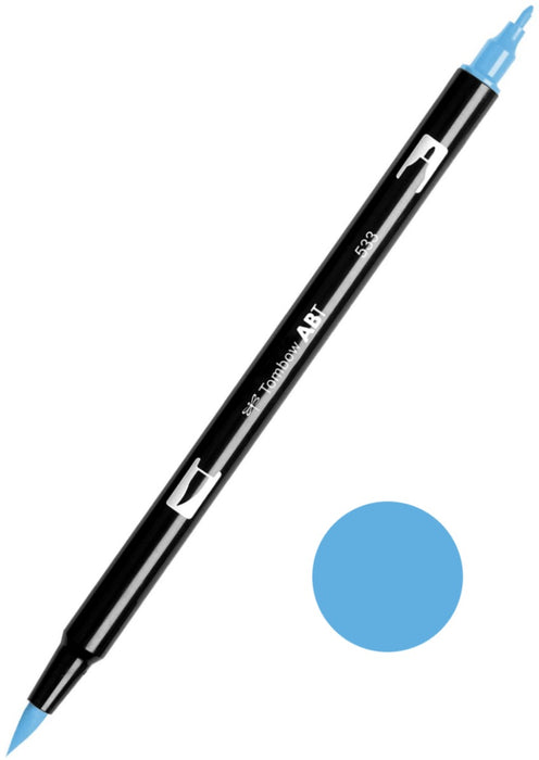 Tombow ABT-533 Peacock Blue Dual Brush Pen