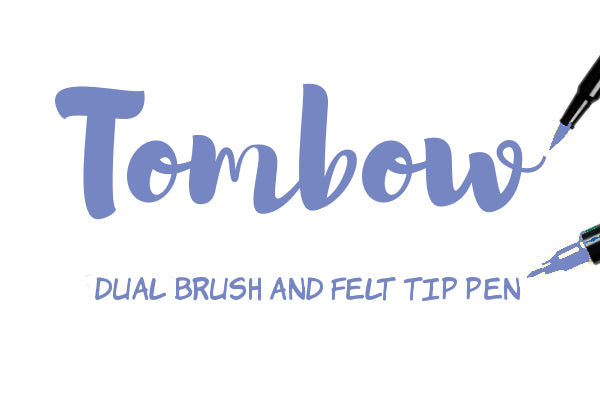 Tombow ABT-603 Periwinkle Dual Brush Pen