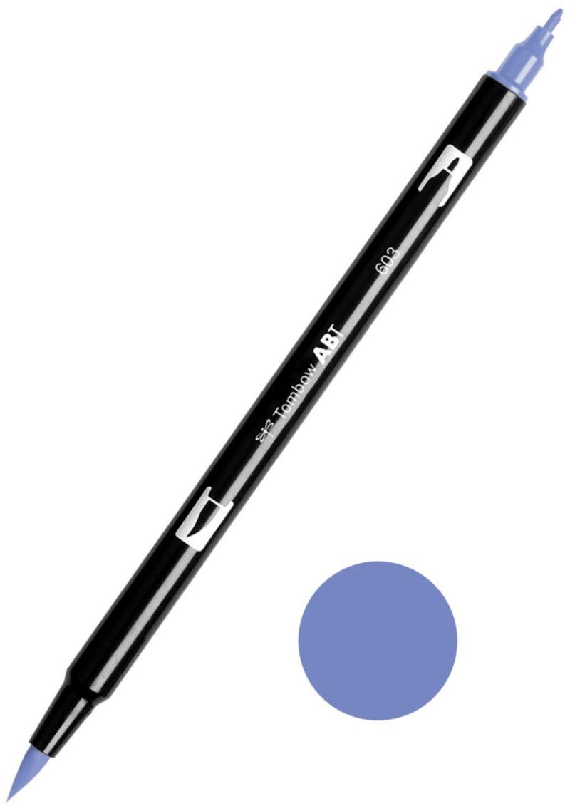 Tombow ABT-603 Periwinkle Dual Brush Pen