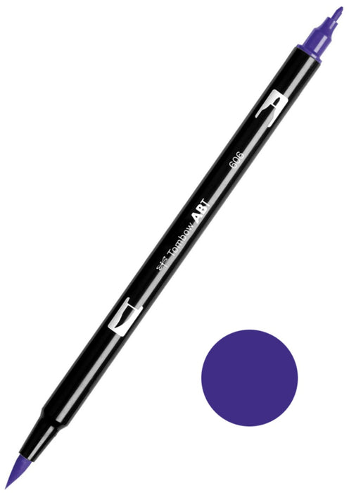 Tombow ABT-606 Violet Dual Brush Pen