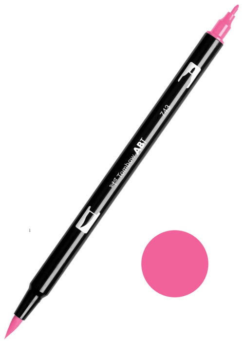 Tombow ABT-743 Hot Pink Dual Brush Pen