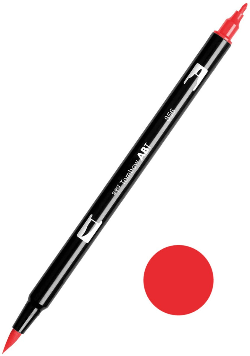 Tombow - Dual Brush-Pen - Poppy Red #856
