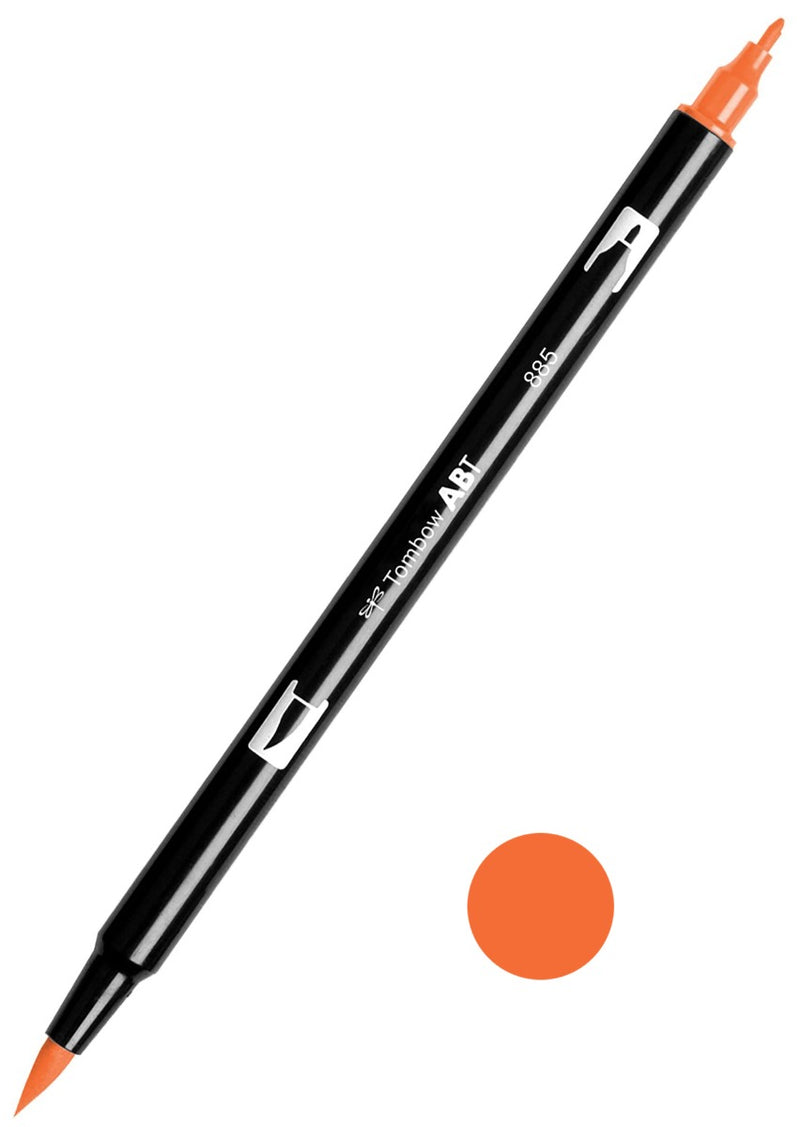 Tombow ABT-885 Warm Red Dual Brush Pen