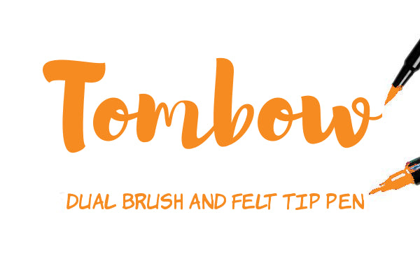 Tombow ABT-933 Orange Dual Brush Pen