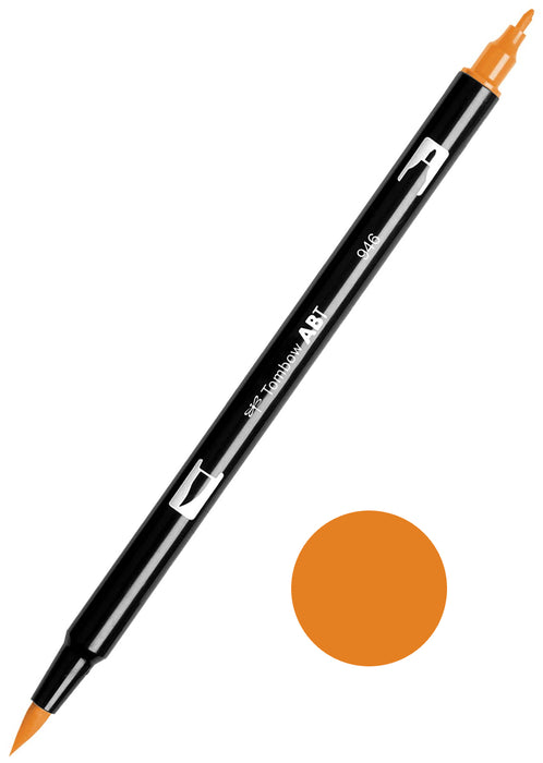 Tombow ABT-946 Gold Ochre Dual Brush Pen