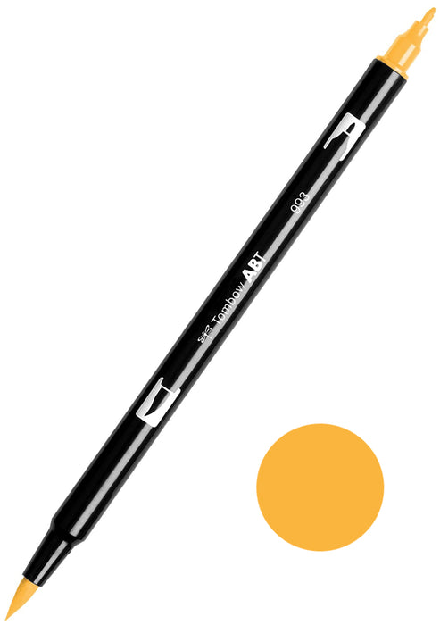 Tombow ABT-993 Chrome Orange Dual Brush Pen