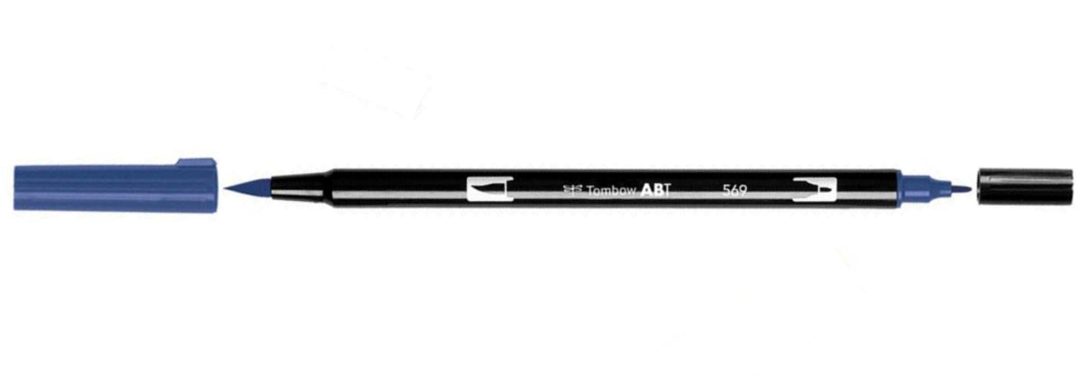 Tombow ABT-569 Jet Blue Dual Brush Pen