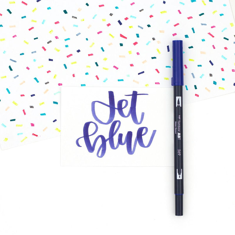 Tombow ABT-569 Jet Blue Dual Brush Pen