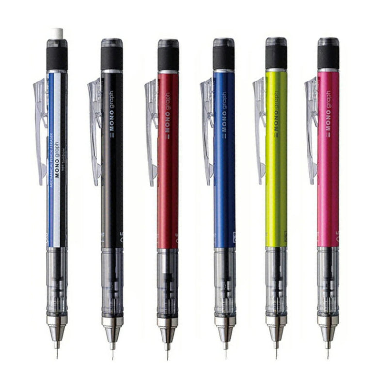 Tombow Mono Graph Shaker Mechanical Pencil - Black 0.5mm