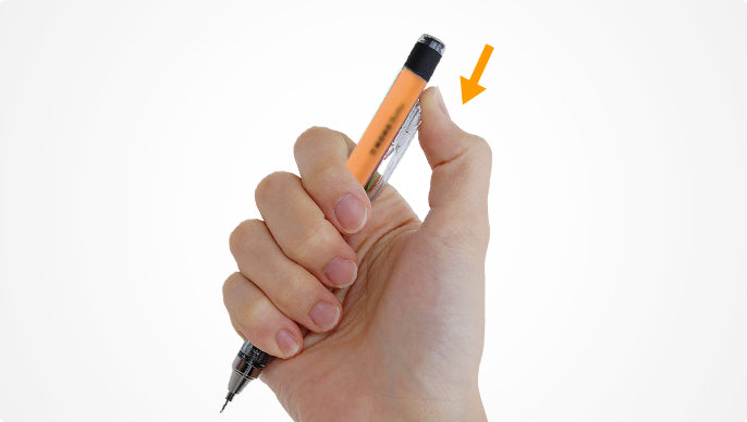 Tombow Mono Graph Shaker Mechanical Pencil - Neon Orange 0.5mm