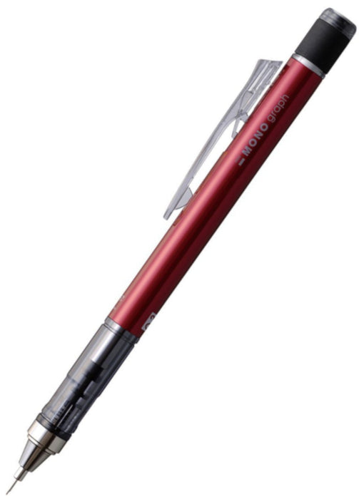 Tombow Mono Graph Shaker Mechanical Pencil - Red 0.3mm