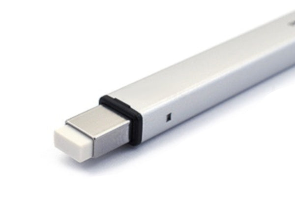 Tombow Mono Zero Metal Type Retractable Eraser - Silver