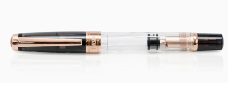 TWSBI Diamond 580 Fountain Pen - Smoke RoseGold II Broad