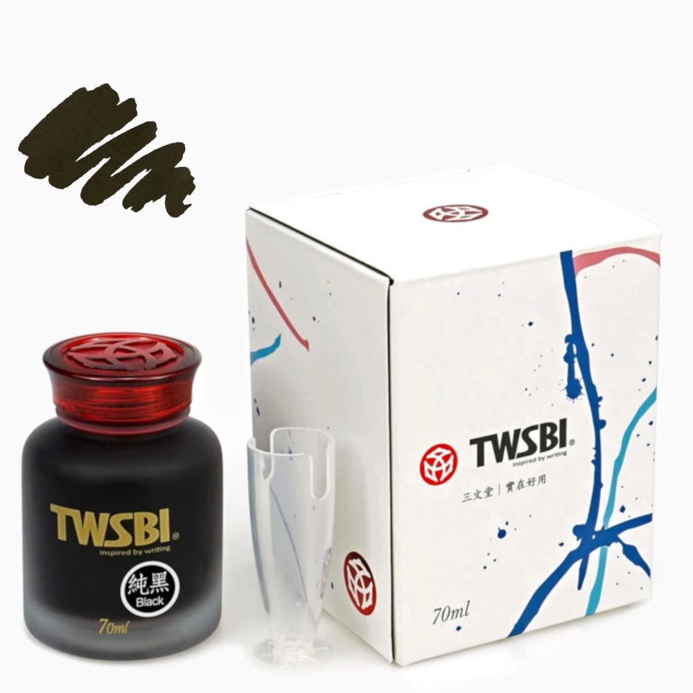 TWSBI Black - 70ml Bottled Ink — Pulp Addiction