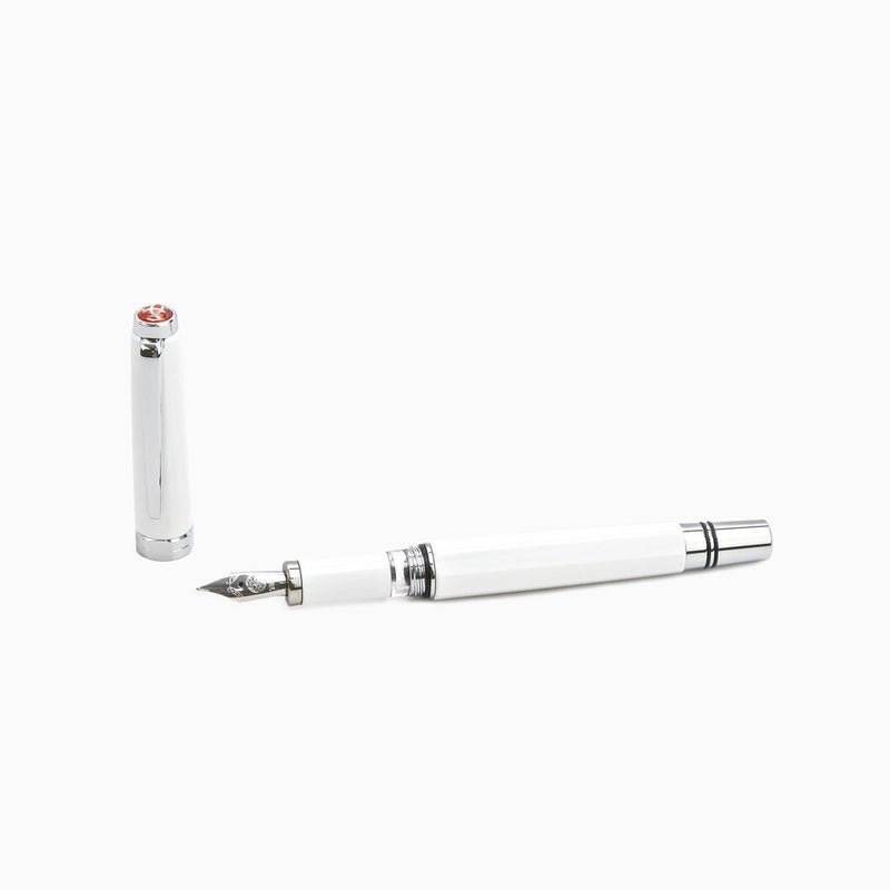 TWSBI Classic Fountain Pen - White, Medium Nib