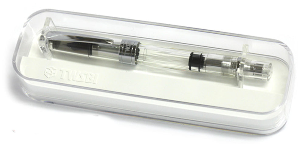 TWSBI Diamond 580 Fountain Pen - Clear, 1.1mm Stub Nib