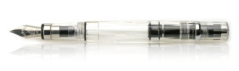 TWSBI Diamond 580 Fountain Pen - Clear, 1.1mm Stub Nib