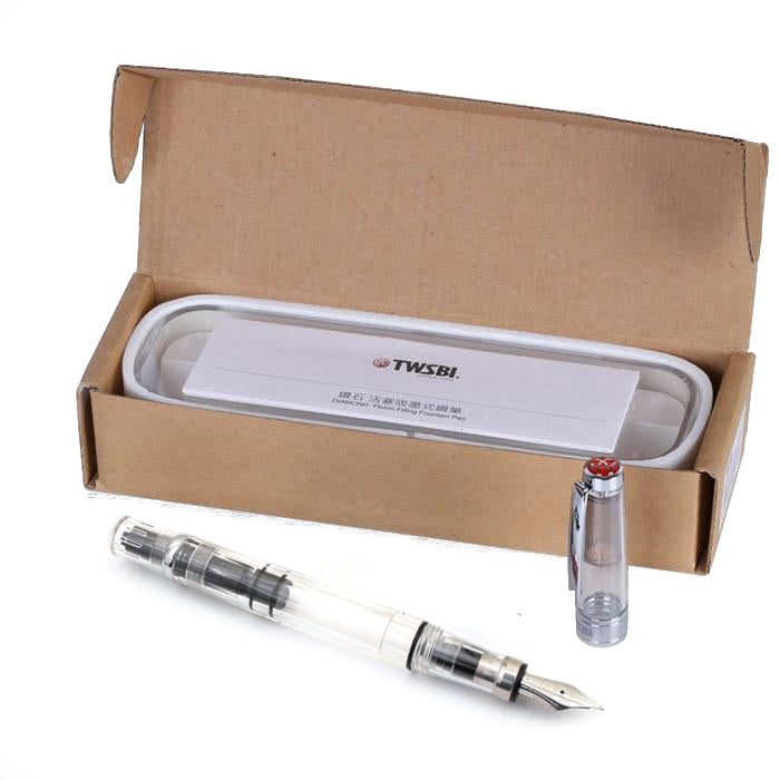 TWSBI Diamond 580 Fountain Pen - Clear, Fine Nib
