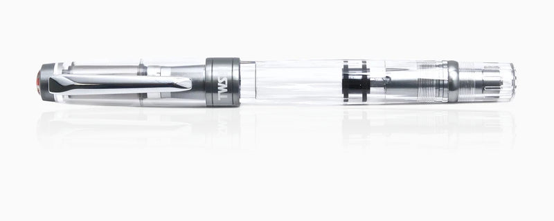 TWSBI Diamond 580ALR Fountain Pen - Nickel Gray Medium Nib