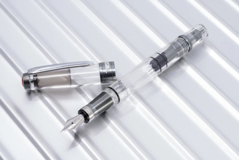 TWSBI Diamond 580ALR Fountain Pen - Nickel Gray Medium Nib