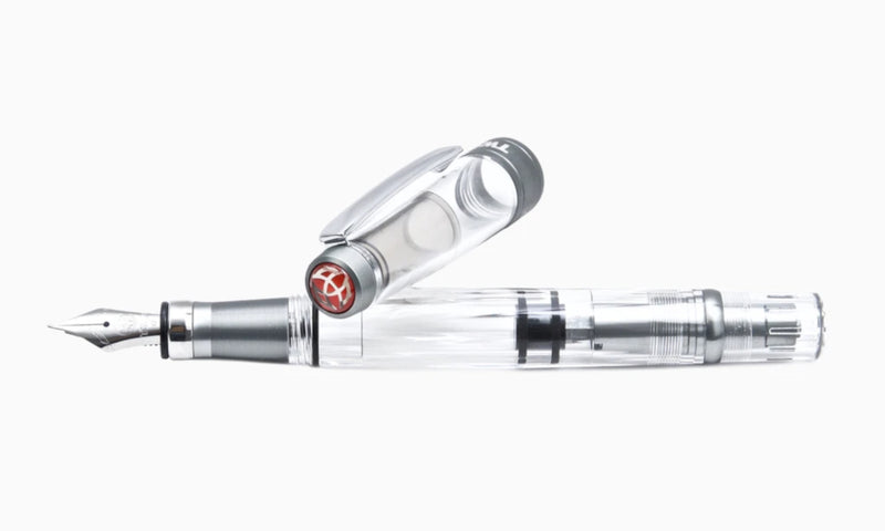 TWSBI Diamond 580ALR Fountain Pen - Nickel Gray Broad
