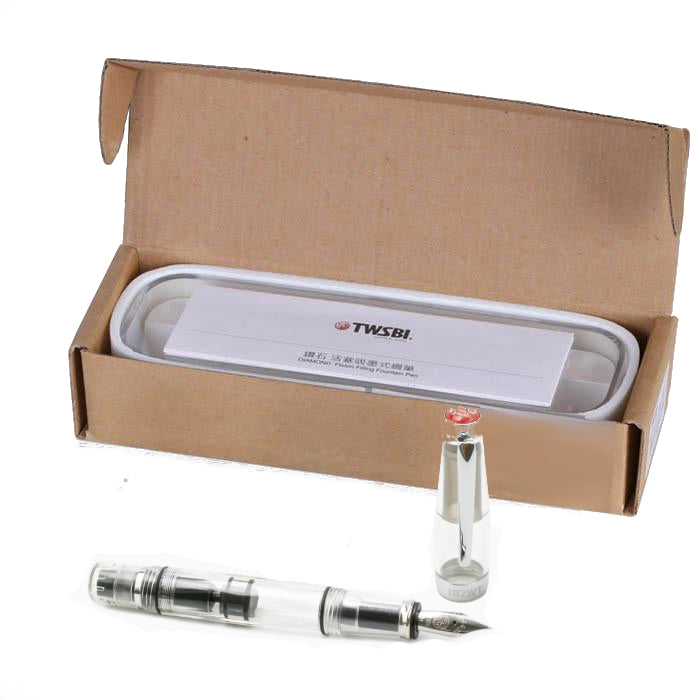 TWSBI Diamond Mini Fountain Pen - Clear, Extra Fine Nib
