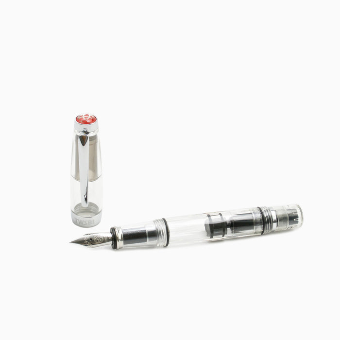 TWSBI Diamond Mini Fountain Pen - Clear, Broad Nib