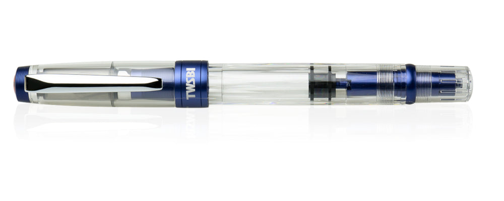 TWSBI Diamond 580ALR Fountain Pen - Navy Blue, 1.1mm Stub Nib