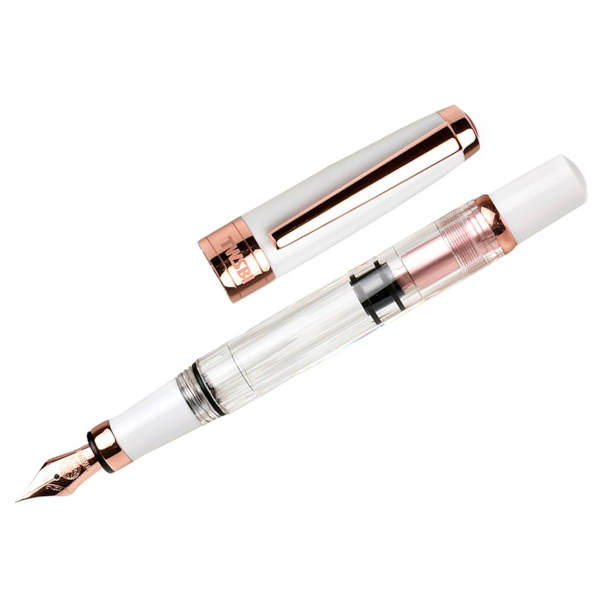 TWSBI Diamond 580 Fountain Pen - White RoseGold II - B