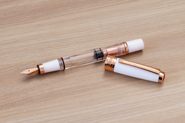 TWSBI Diamond 580 Fountain Pen - White RoseGold II - B
